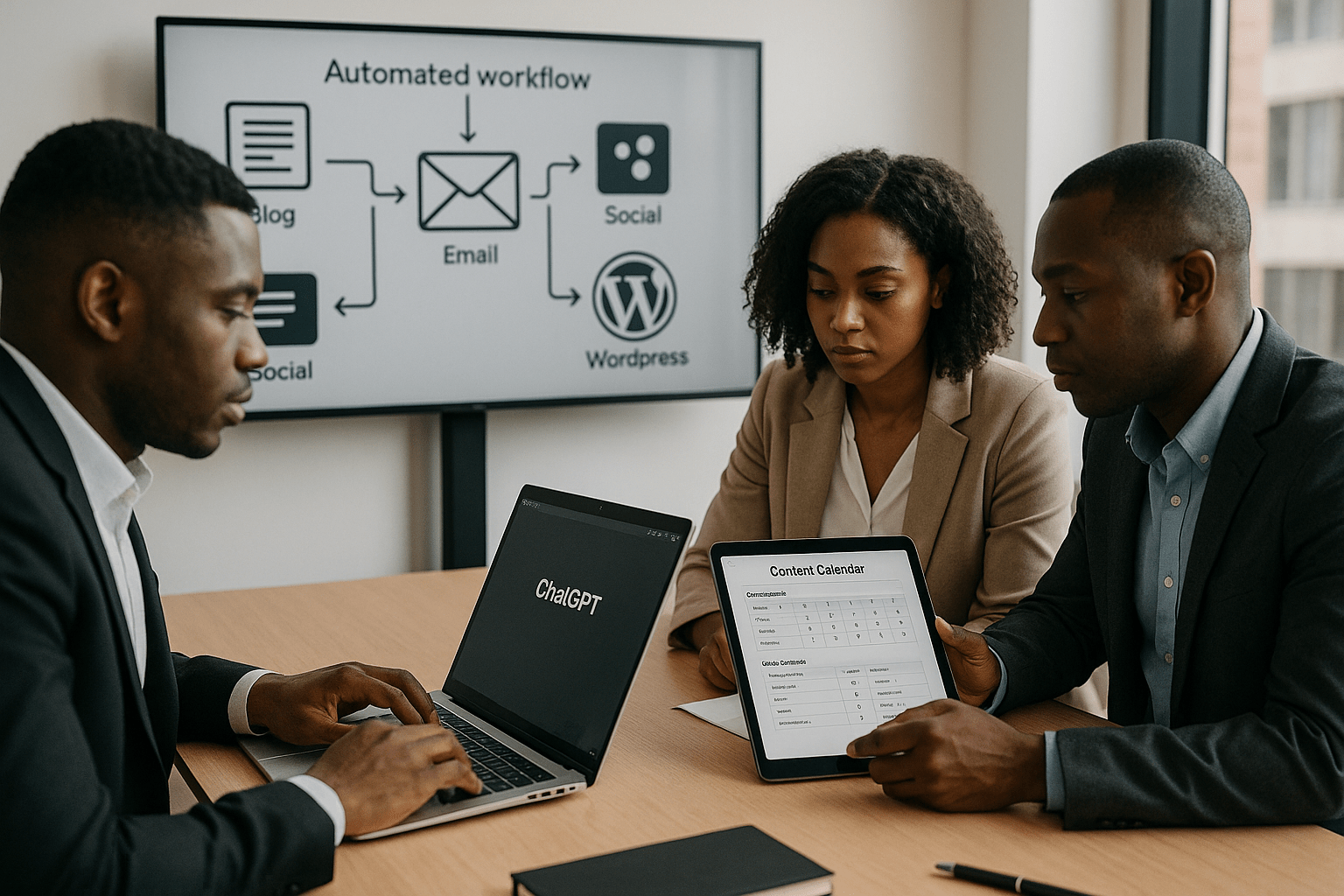 Automatisation de contenu marketing avec ChatGPT